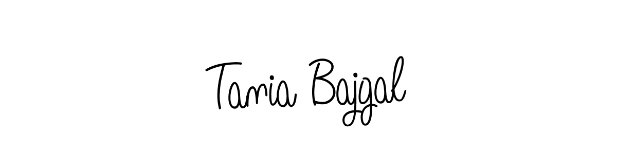 Also You can easily find your signature by using the search form. We will create Tania Bajgal name handwritten signature images for you free of cost using Angelique-Rose-font-FFP sign style. Tania Bajgal signature style 5 images and pictures png
