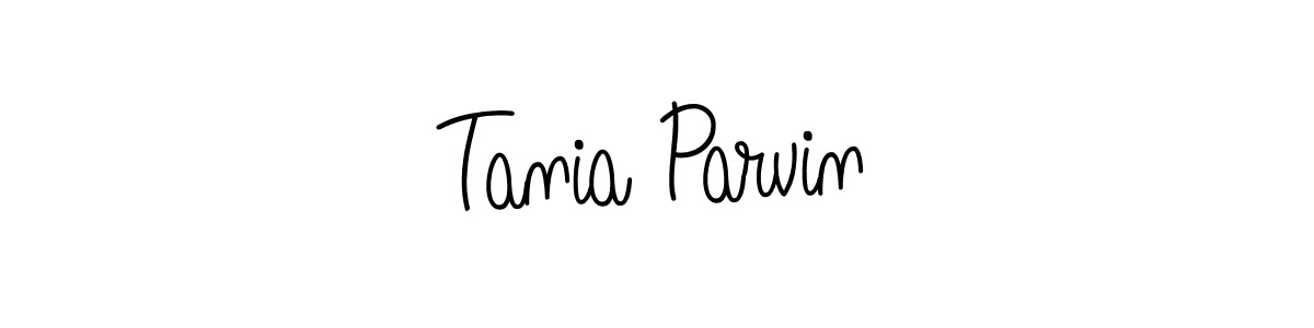 This is the best signature style for the Tania Parvin name. Also you like these signature font (Angelique-Rose-font-FFP). Mix name signature. Tania Parvin signature style 5 images and pictures png