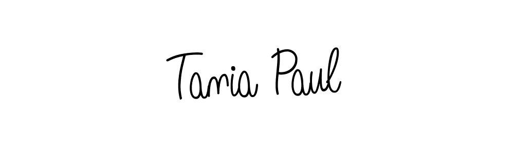 How to make Tania Paul signature? Angelique-Rose-font-FFP is a professional autograph style. Create handwritten signature for Tania Paul name. Tania Paul signature style 5 images and pictures png
