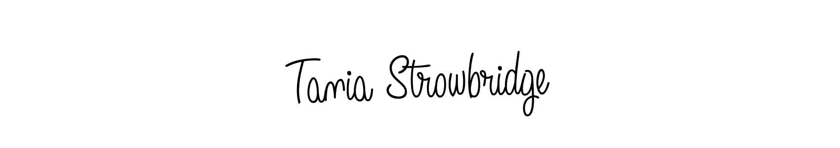 This is the best signature style for the Tania Strowbridge name. Also you like these signature font (Angelique-Rose-font-FFP). Mix name signature. Tania Strowbridge signature style 5 images and pictures png