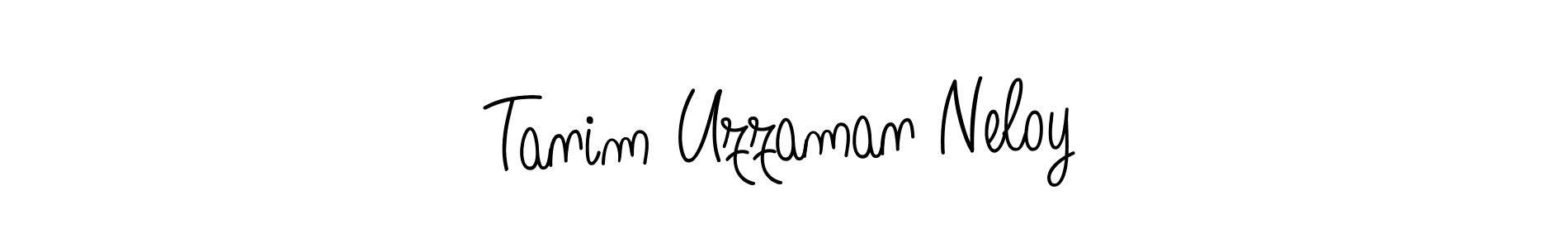 The best way (Angelique-Rose-font-FFP) to make a short signature is to pick only two or three words in your name. The name Tanim Uzzaman Neloy include a total of six letters. For converting this name. Tanim Uzzaman Neloy signature style 5 images and pictures png