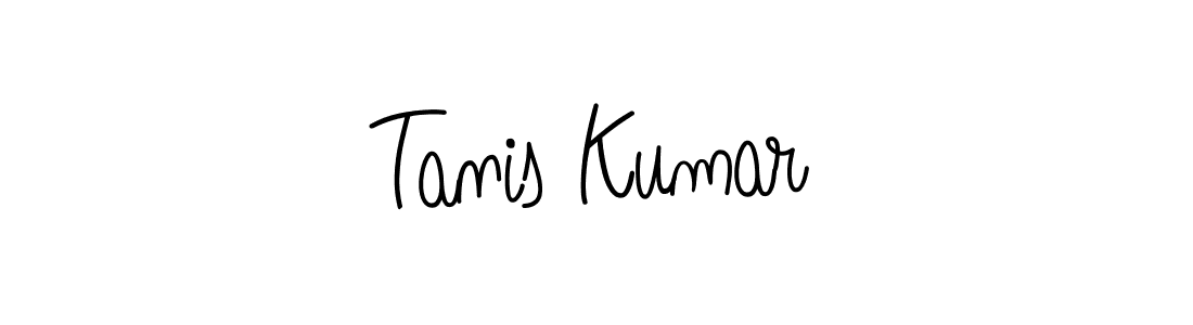 How to make Tanis Kumar name signature. Use Angelique-Rose-font-FFP style for creating short signs online. This is the latest handwritten sign. Tanis Kumar signature style 5 images and pictures png