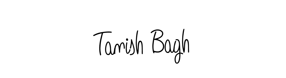 The best way (Angelique-Rose-font-FFP) to make a short signature is to pick only two or three words in your name. The name Tanish Bagh include a total of six letters. For converting this name. Tanish Bagh signature style 5 images and pictures png