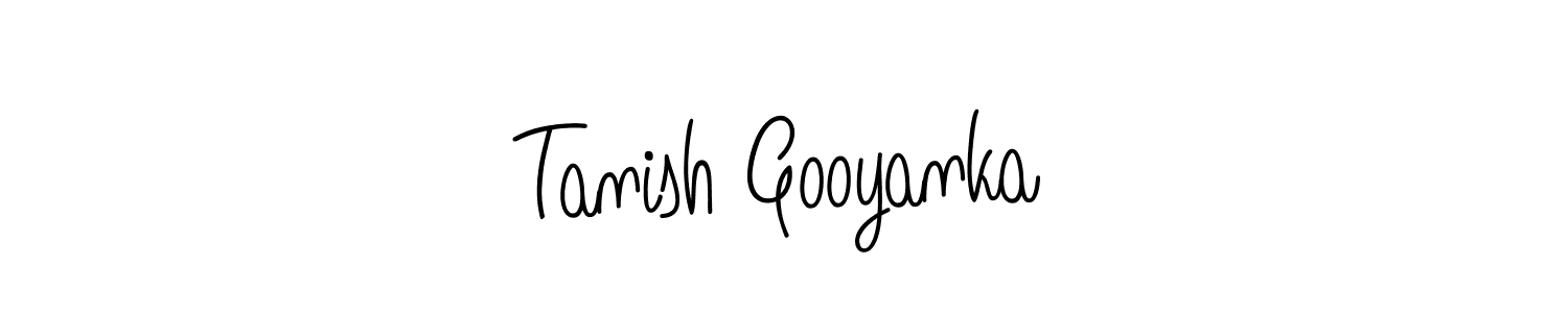 Use a signature maker to create a handwritten signature online. With this signature software, you can design (Angelique-Rose-font-FFP) your own signature for name Tanish Gooyanka. Tanish Gooyanka signature style 5 images and pictures png