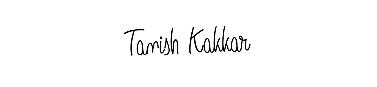 Tanish Kakkar stylish signature style. Best Handwritten Sign (Angelique-Rose-font-FFP) for my name. Handwritten Signature Collection Ideas for my name Tanish Kakkar. Tanish Kakkar signature style 5 images and pictures png