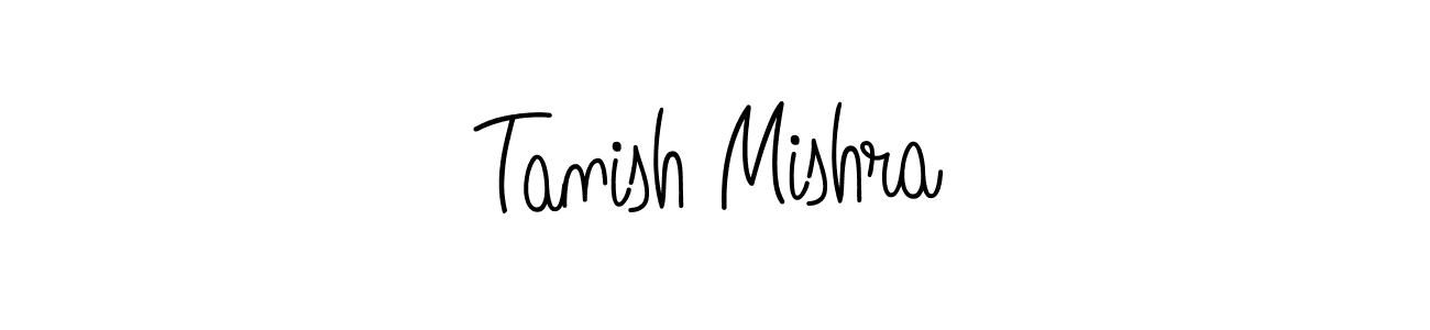 Make a beautiful signature design for name Tanish Mishra. With this signature (Angelique-Rose-font-FFP) style, you can create a handwritten signature for free. Tanish Mishra signature style 5 images and pictures png