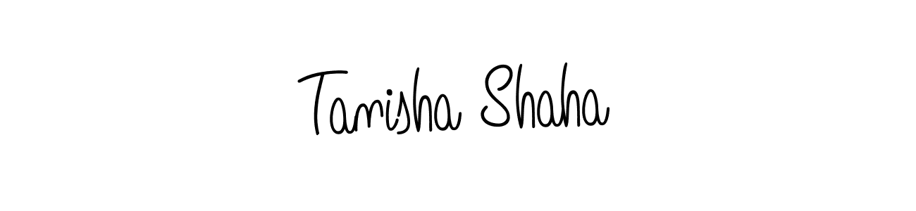 Create a beautiful signature design for name Tanisha Shaha. With this signature (Angelique-Rose-font-FFP) fonts, you can make a handwritten signature for free. Tanisha Shaha signature style 5 images and pictures png