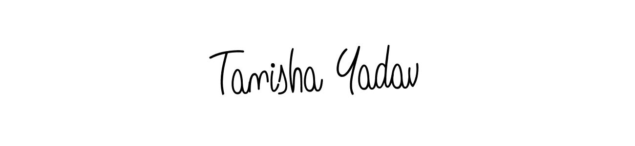 Also we have Tanisha Yadav name is the best signature style. Create professional handwritten signature collection using Angelique-Rose-font-FFP autograph style. Tanisha Yadav signature style 5 images and pictures png