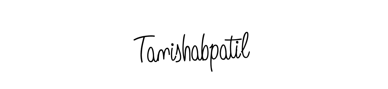 How to make Tanishabpatil name signature. Use Angelique-Rose-font-FFP style for creating short signs online. This is the latest handwritten sign. Tanishabpatil signature style 5 images and pictures png
