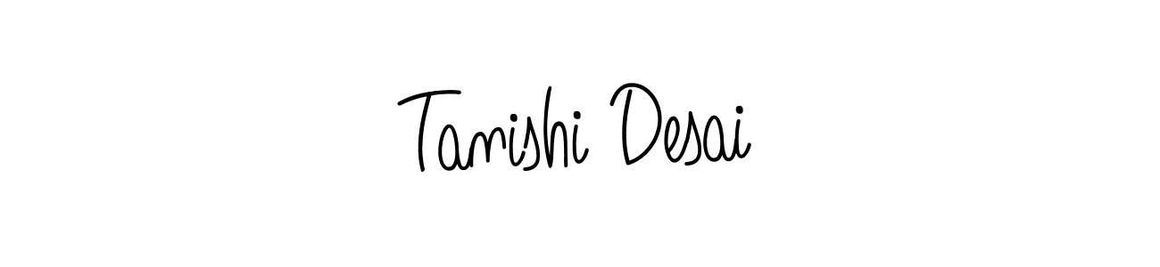 Create a beautiful signature design for name Tanishi Desai. With this signature (Angelique-Rose-font-FFP) fonts, you can make a handwritten signature for free. Tanishi Desai signature style 5 images and pictures png