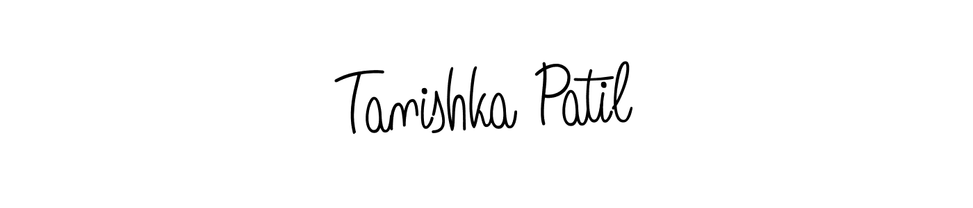 Make a short Tanishka Patil signature style. Manage your documents anywhere anytime using Angelique-Rose-font-FFP. Create and add eSignatures, submit forms, share and send files easily. Tanishka Patil signature style 5 images and pictures png