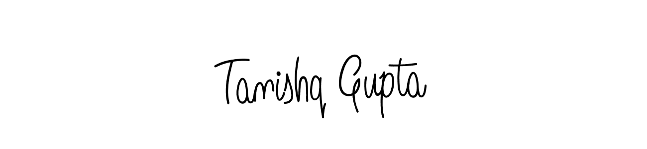 Design your own signature with our free online signature maker. With this signature software, you can create a handwritten (Angelique-Rose-font-FFP) signature for name Tanishq Gupta. Tanishq Gupta signature style 5 images and pictures png