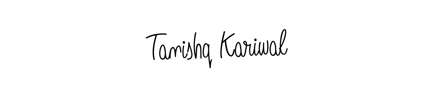 Make a short Tanishq Kariwal signature style. Manage your documents anywhere anytime using Angelique-Rose-font-FFP. Create and add eSignatures, submit forms, share and send files easily. Tanishq Kariwal signature style 5 images and pictures png