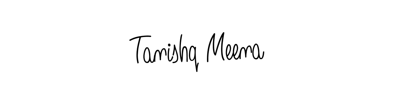 This is the best signature style for the Tanishq Meena name. Also you like these signature font (Angelique-Rose-font-FFP). Mix name signature. Tanishq Meena signature style 5 images and pictures png