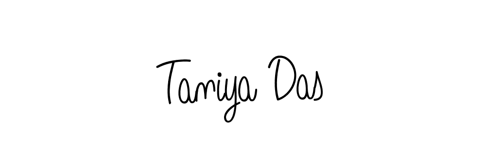 Taniya Das stylish signature style. Best Handwritten Sign (Angelique-Rose-font-FFP) for my name. Handwritten Signature Collection Ideas for my name Taniya Das. Taniya Das signature style 5 images and pictures png