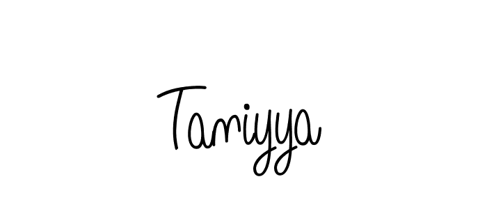 The best way (Angelique-Rose-font-FFP) to make a short signature is to pick only two or three words in your name. The name Taniyya include a total of six letters. For converting this name. Taniyya signature style 5 images and pictures png