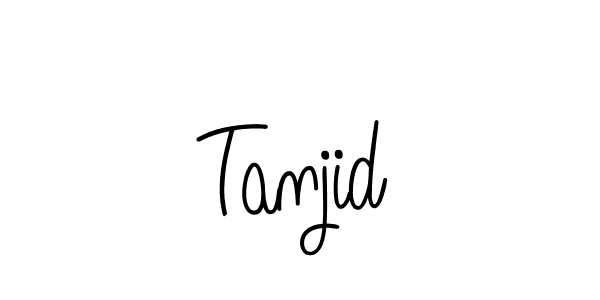 How to make Tanjid signature? Angelique-Rose-font-FFP is a professional autograph style. Create handwritten signature for Tanjid name. Tanjid signature style 5 images and pictures png