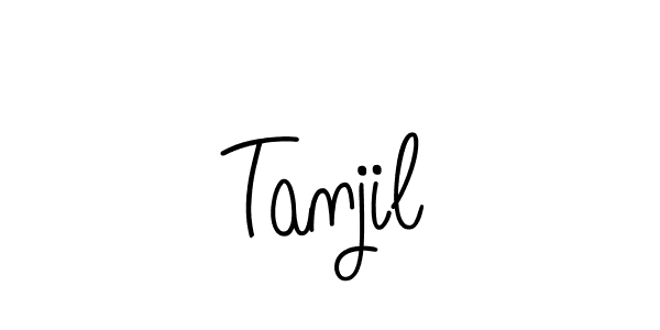 Tanjil stylish signature style. Best Handwritten Sign (Angelique-Rose-font-FFP) for my name. Handwritten Signature Collection Ideas for my name Tanjil. Tanjil signature style 5 images and pictures png