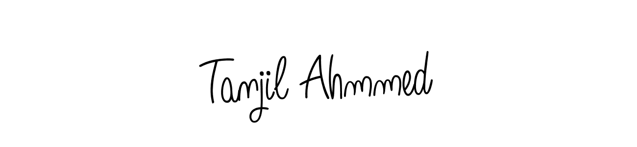 Make a beautiful signature design for name Tanjil Ahmmed. With this signature (Angelique-Rose-font-FFP) style, you can create a handwritten signature for free. Tanjil Ahmmed signature style 5 images and pictures png