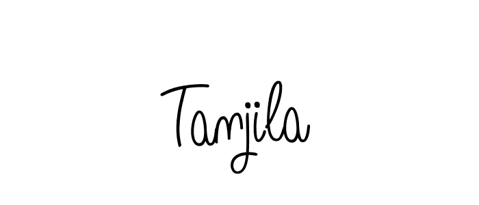 Angelique-Rose-font-FFP is a professional signature style that is perfect for those who want to add a touch of class to their signature. It is also a great choice for those who want to make their signature more unique. Get Tanjila name to fancy signature for free. Tanjila signature style 5 images and pictures png