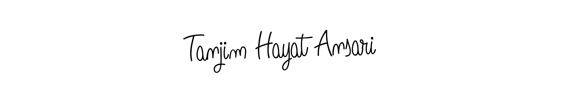 Also You can easily find your signature by using the search form. We will create Tanjim Hayat Ansari name handwritten signature images for you free of cost using Angelique-Rose-font-FFP sign style. Tanjim Hayat Ansari signature style 5 images and pictures png