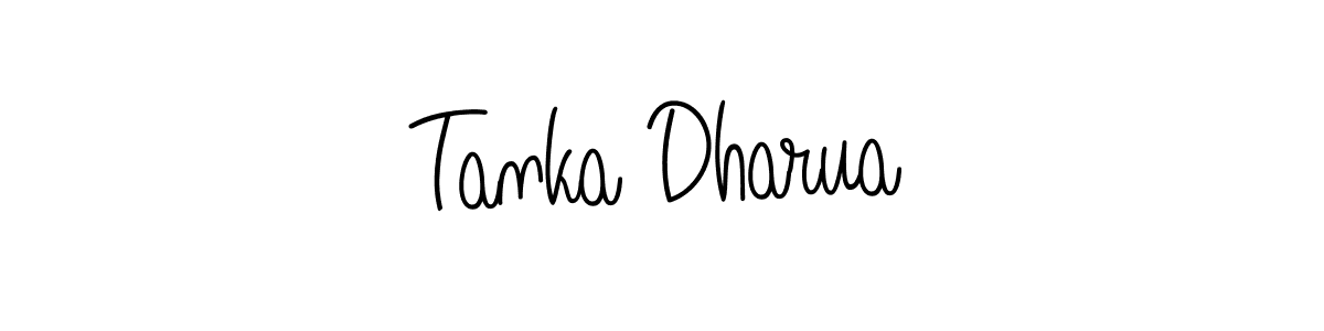 Also we have Tanka Dharua name is the best signature style. Create professional handwritten signature collection using Angelique-Rose-font-FFP autograph style. Tanka Dharua signature style 5 images and pictures png