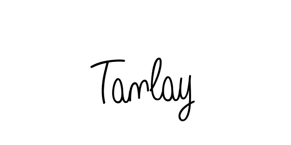 Best and Professional Signature Style for Tanlay. Angelique-Rose-font-FFP Best Signature Style Collection. Tanlay signature style 5 images and pictures png