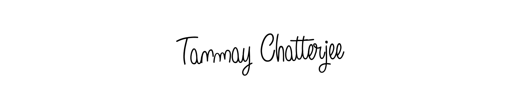 Make a beautiful signature design for name Tanmay Chatterjee. With this signature (Angelique-Rose-font-FFP) style, you can create a handwritten signature for free. Tanmay Chatterjee signature style 5 images and pictures png