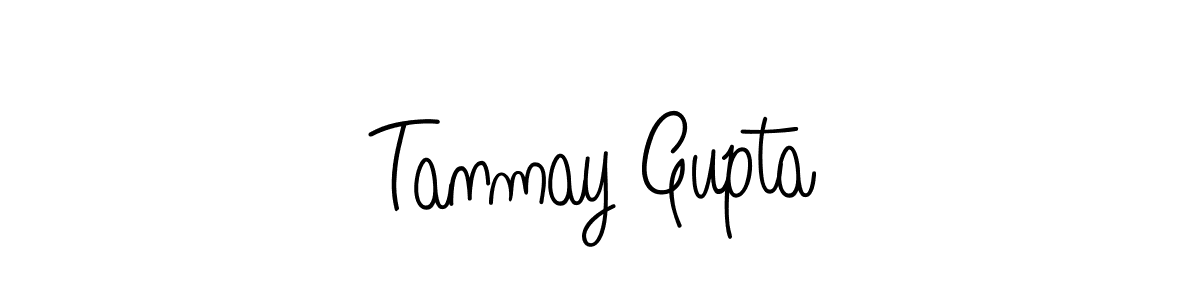 Make a beautiful signature design for name Tanmay Gupta. With this signature (Angelique-Rose-font-FFP) style, you can create a handwritten signature for free. Tanmay Gupta signature style 5 images and pictures png