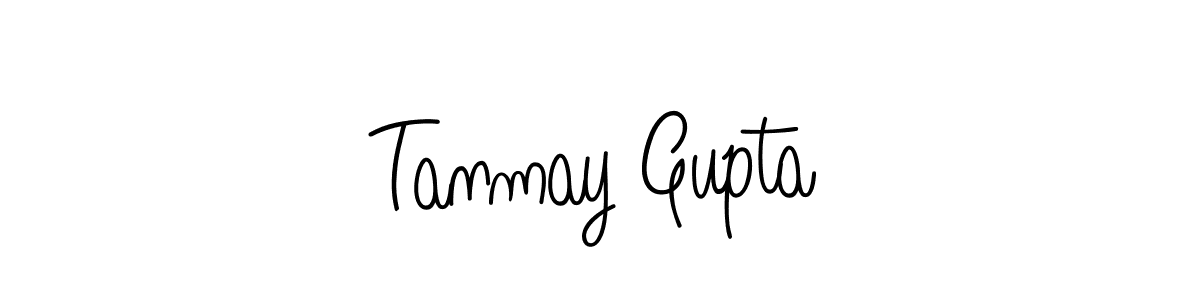 You should practise on your own different ways (Angelique-Rose-font-FFP) to write your name (Tanmay Gupta) in signature. don't let someone else do it for you. Tanmay Gupta signature style 5 images and pictures png