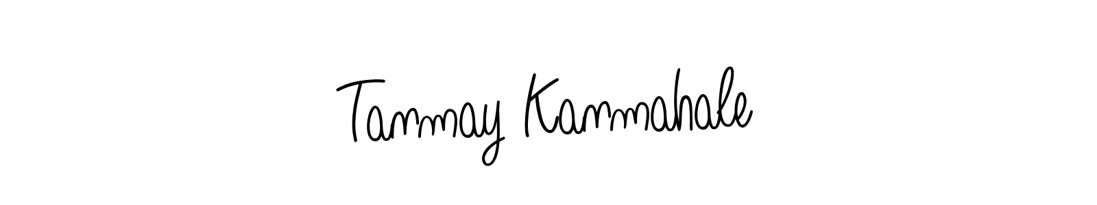 You should practise on your own different ways (Angelique-Rose-font-FFP) to write your name (Tanmay Kanmahale) in signature. don't let someone else do it for you. Tanmay Kanmahale signature style 5 images and pictures png