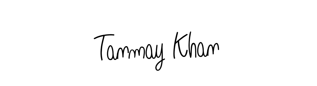 Tanmay Khan stylish signature style. Best Handwritten Sign (Angelique-Rose-font-FFP) for my name. Handwritten Signature Collection Ideas for my name Tanmay Khan. Tanmay Khan signature style 5 images and pictures png