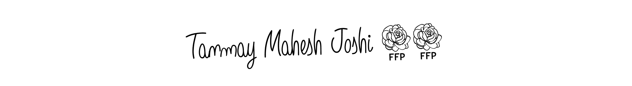 Create a beautiful signature design for name Tanmay Mahesh Joshi 02. With this signature (Angelique-Rose-font-FFP) fonts, you can make a handwritten signature for free. Tanmay Mahesh Joshi 02 signature style 5 images and pictures png