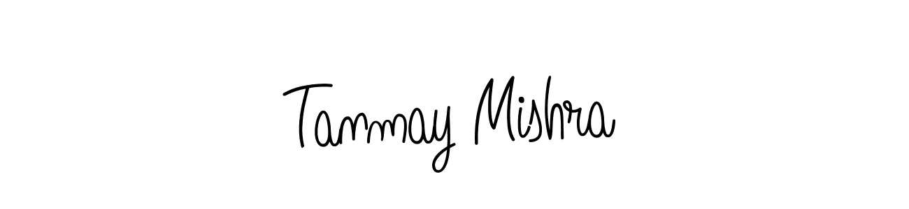 Create a beautiful signature design for name Tanmay Mishra. With this signature (Angelique-Rose-font-FFP) fonts, you can make a handwritten signature for free. Tanmay Mishra signature style 5 images and pictures png