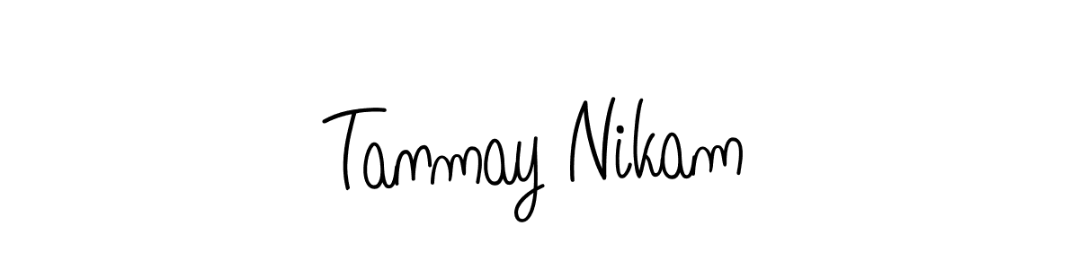 Angelique-Rose-font-FFP is a professional signature style that is perfect for those who want to add a touch of class to their signature. It is also a great choice for those who want to make their signature more unique. Get Tanmay Nikam name to fancy signature for free. Tanmay Nikam signature style 5 images and pictures png