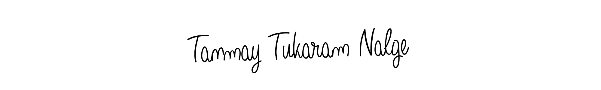 Tanmay Tukaram Nalge stylish signature style. Best Handwritten Sign (Angelique-Rose-font-FFP) for my name. Handwritten Signature Collection Ideas for my name Tanmay Tukaram Nalge. Tanmay Tukaram Nalge signature style 5 images and pictures png