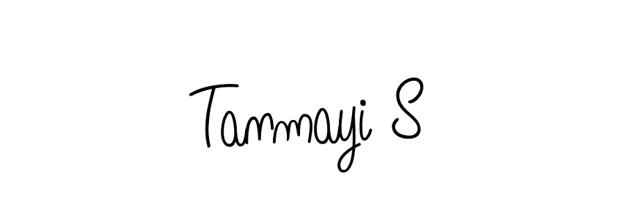 Tanmayi S stylish signature style. Best Handwritten Sign (Angelique-Rose-font-FFP) for my name. Handwritten Signature Collection Ideas for my name Tanmayi S. Tanmayi S signature style 5 images and pictures png