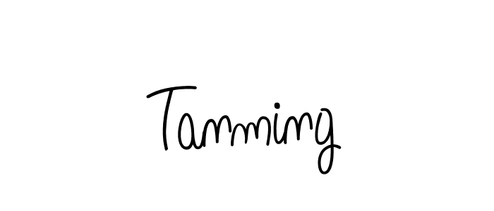 How to make Tanming signature? Angelique-Rose-font-FFP is a professional autograph style. Create handwritten signature for Tanming name. Tanming signature style 5 images and pictures png