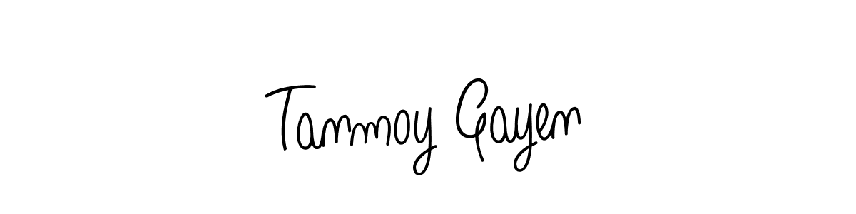 The best way (Angelique-Rose-font-FFP) to make a short signature is to pick only two or three words in your name. The name Tanmoy Gayen include a total of six letters. For converting this name. Tanmoy Gayen signature style 5 images and pictures png