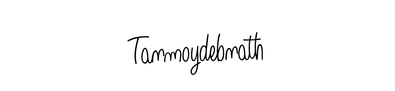 You should practise on your own different ways (Angelique-Rose-font-FFP) to write your name (Tanmoydebnath) in signature. don't let someone else do it for you. Tanmoydebnath signature style 5 images and pictures png