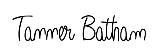 Master the art of signing with Tanner Batham written in fluent Angelique-Rose-font-FFP script. A great template to practice and refine your handwriting. Tanner Batham signature style 5 images and pictures png