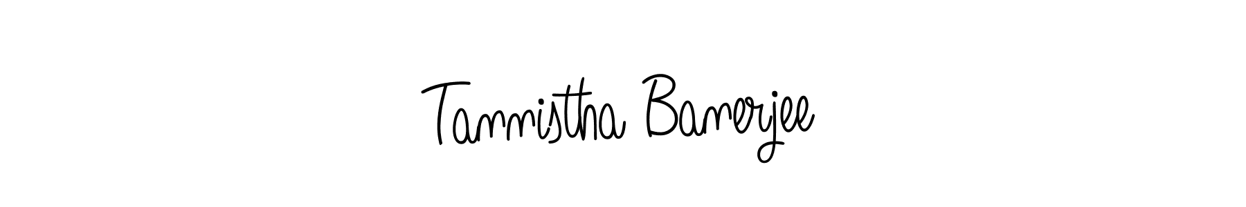 Use a signature maker to create a handwritten signature online. With this signature software, you can design (Angelique-Rose-font-FFP) your own signature for name Tannistha Banerjee. Tannistha Banerjee signature style 5 images and pictures png