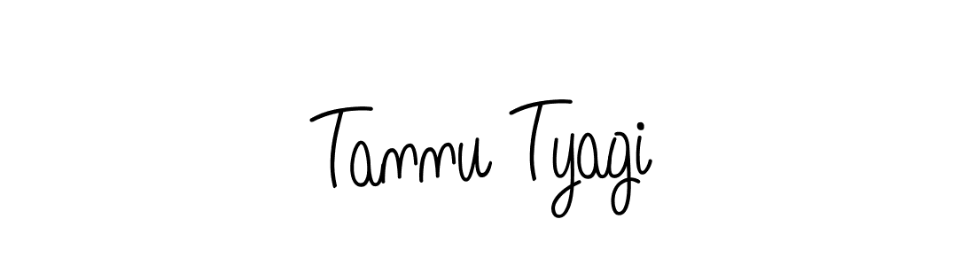 How to Draw Tannu Tyagi signature style? Angelique-Rose-font-FFP is a latest design signature styles for name Tannu Tyagi. Tannu Tyagi signature style 5 images and pictures png