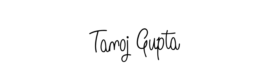 Tanoj Gupta stylish signature style. Best Handwritten Sign (Angelique-Rose-font-FFP) for my name. Handwritten Signature Collection Ideas for my name Tanoj Gupta. Tanoj Gupta signature style 5 images and pictures png