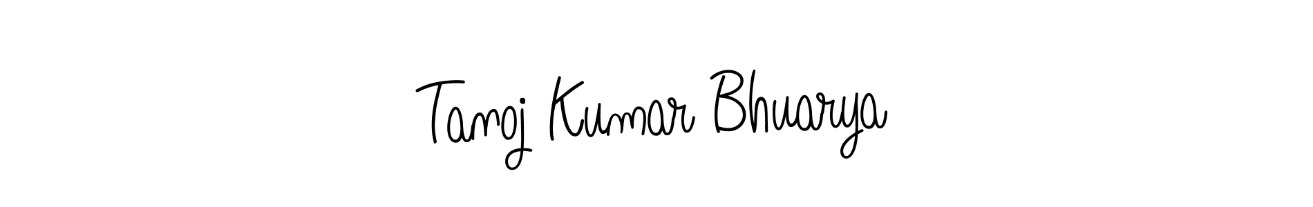 Also we have Tanoj Kumar Bhuarya name is the best signature style. Create professional handwritten signature collection using Angelique-Rose-font-FFP autograph style. Tanoj Kumar Bhuarya signature style 5 images and pictures png