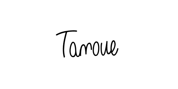 Tanoue stylish signature style. Best Handwritten Sign (Angelique-Rose-font-FFP) for my name. Handwritten Signature Collection Ideas for my name Tanoue. Tanoue signature style 5 images and pictures png