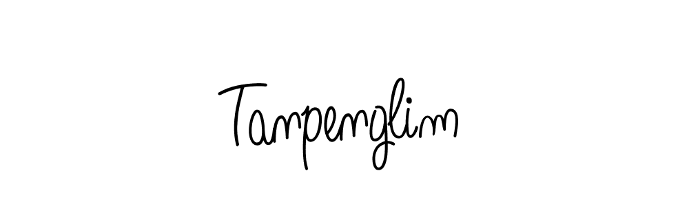 Make a beautiful signature design for name Tanpenglim. With this signature (Angelique-Rose-font-FFP) style, you can create a handwritten signature for free. Tanpenglim signature style 5 images and pictures png