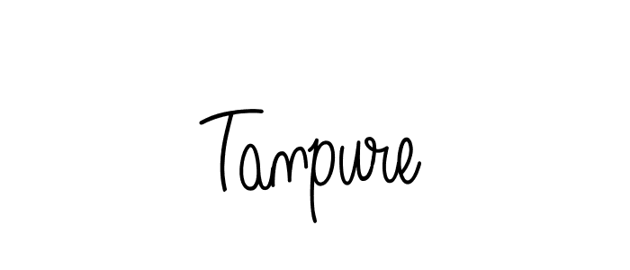 Tanpure stylish signature style. Best Handwritten Sign (Angelique-Rose-font-FFP) for my name. Handwritten Signature Collection Ideas for my name Tanpure. Tanpure signature style 5 images and pictures png