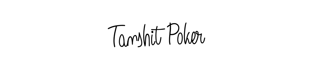 Similarly Angelique-Rose-font-FFP is the best handwritten signature design. Signature creator online .You can use it as an online autograph creator for name Tanshit Poker. Tanshit Poker signature style 5 images and pictures png