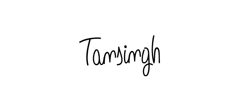 Tansingh stylish signature style. Best Handwritten Sign (Angelique-Rose-font-FFP) for my name. Handwritten Signature Collection Ideas for my name Tansingh. Tansingh signature style 5 images and pictures png